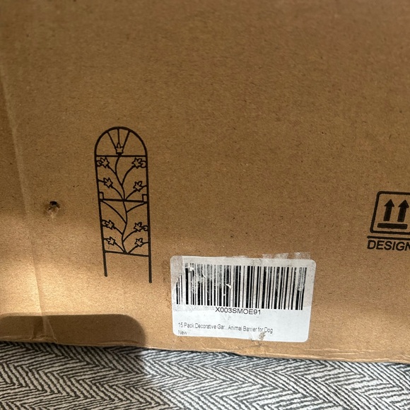 15Panels38in(H)x16ft(L)CoatedMetalRustProof LandscapeFoldingFlower🌸BedFencing - Picture 2 of 9